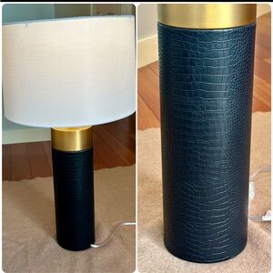 Croc Wrapped Table Lamp